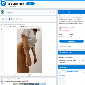 TheUnderbun, Reddit NSFW List