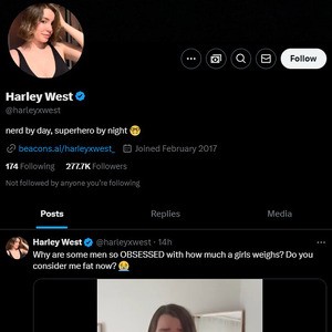 HarleyXWest, Twitter Porn Accounts