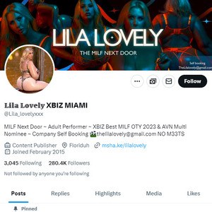 Lila Lovely Twitter, Twitter Porn Accounts