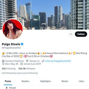 Paige Steele Twitter