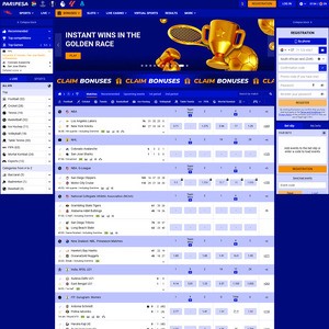 Paripesa, Betting Sites