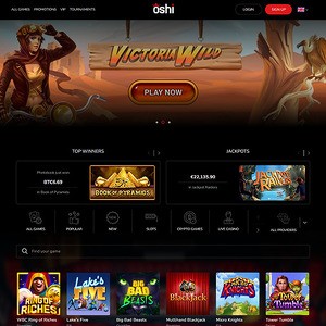 Oshi Casino, 賭博サイト