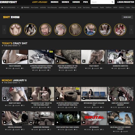 CrazyShit 12 Extreme Porn Websites Like Crazyshit com 