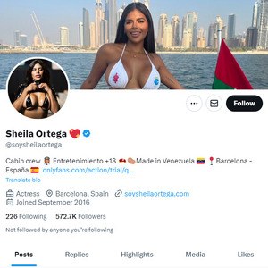 Sheila Ortega Twitter, Twitter Porn Accounts