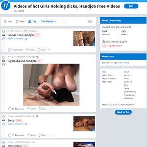 Handjobs, Reddit NSFW List