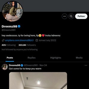 Dreemz98, Twitter Porn Accounts