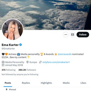 Ema Karter Twitter, Twitter Porn Accounts