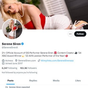 Serene Siren Twitter, Twitter Porn Accounts