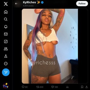 KyRichesss, Twitter Porn Accounts