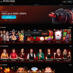 Revolution Casino, Glückspiel Seiten