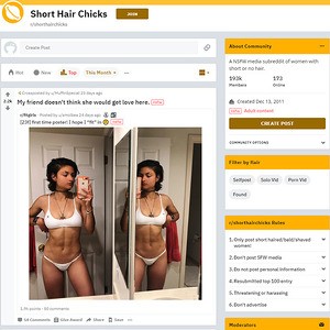 Short Hair Chicks, Reddit NSFW List