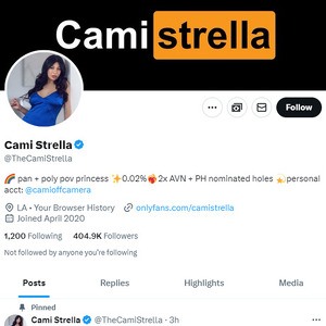 Cami Strella Twitter, Twitter Porn Accounts