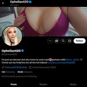 Opheliax420, Twitter Porn Accounts