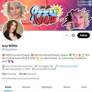 Izzy Wilde Twitter (TS)