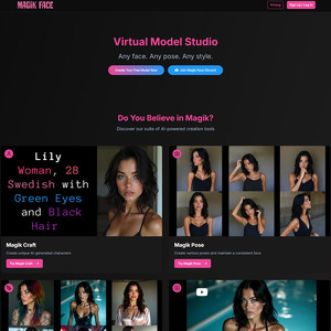 MagikFace, プレミアムディープフェイクポルノサイト