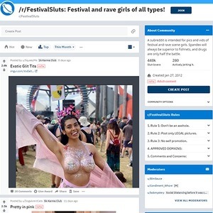 Festival Sluts, Reddit NSFW List