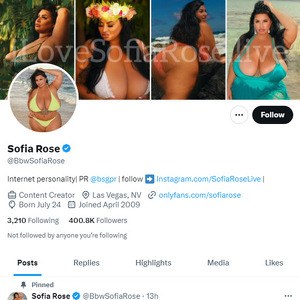 Sofia Rose Twitter, Twitter Porn Accounts