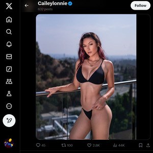 Cailey Lonnie, Twitter Porn Accounts