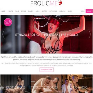 FrolicMe, 女性用サイトのプレミアムポルノ