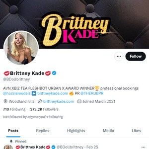 Brittney Kade Twitter (TS), Twitter Porn Accounts