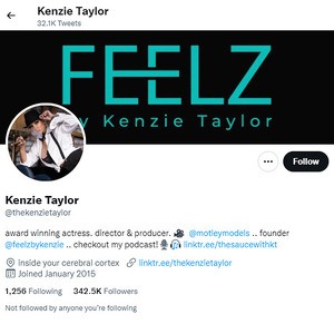 Kenzie Taylor, Twitter Porn Accounts