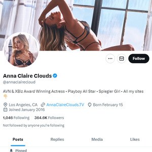 Anna Claire Clouds Twitter, Twitter Porn Accounts