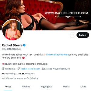 Rachel Steele Twitter, Twitter Porn Accounts