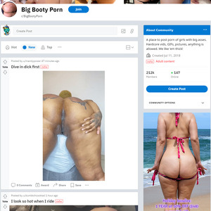 Big Booty Porn, Reddit NSFW List