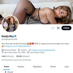 Nadja Rey Twitter, Twitter Porn Accounts