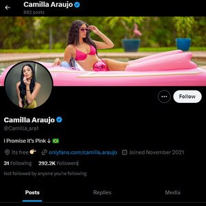 Camilla Araujo X com Twitter Porn Account 