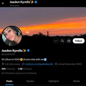 Jaaden Kyrelle, Twitter Porn Accounts