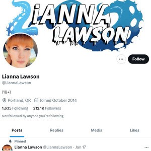 Lianna Lawson Twitter (TS), Twitter Porn Accounts