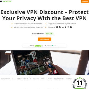 IPVanish VPN, Meilleurs Sites de VPN