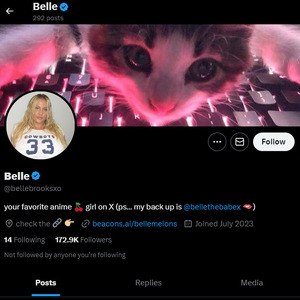 BelleBrooksXO, Twitter Porn Accounts