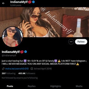 IndianaMylf, Twitter Porn Accounts