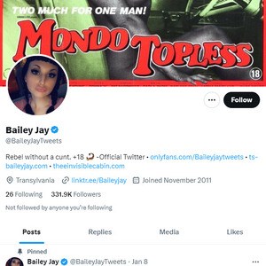 Bailey Jay Twitter (TS), Twitter Porn Accounts