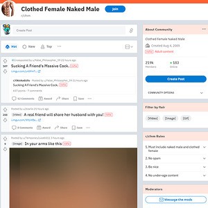 CFNM, Reddit NSFW List