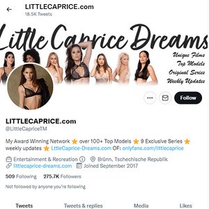 Little Caprice, Twitter Porn Accounts