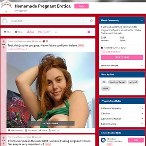 PreggoPorn, Reddit NSFW List