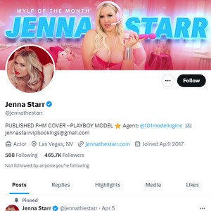 Jenna Starr Twitter, Twitter Porn Accounts