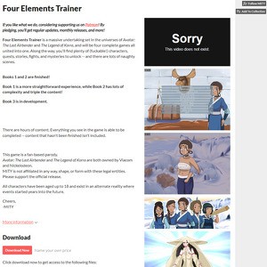 Four Elements Trainer, Free Sex Games