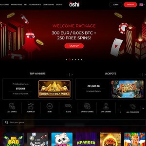 Oshi Casino, Glückspiel Seiten