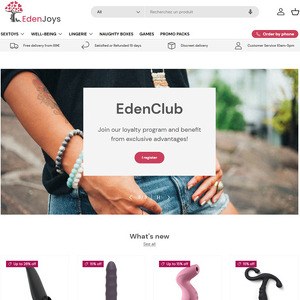 EdenJoy, Sexe-Shops en Ligne