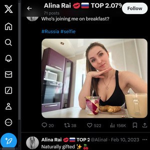 Alina Rai, Best OnlyFans Girls List