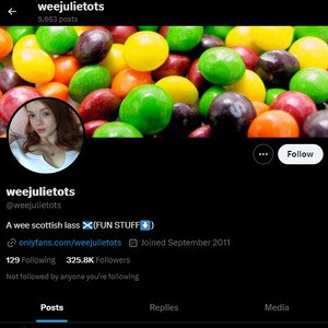 WeeJulieTots, Twitter Porn Accounts