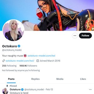 Octokuro Model Twitter