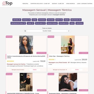 TopMassagens, Sites Massagem Erótica