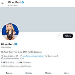 Piper Perri Twitter, Twitter Porn Accounts