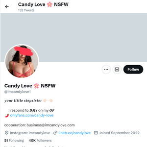 Candy Love Twitter, Twitter Porn Accounts