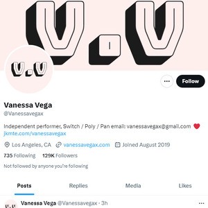 Vanessa Vega Twitter, Twitter Porn Accounts